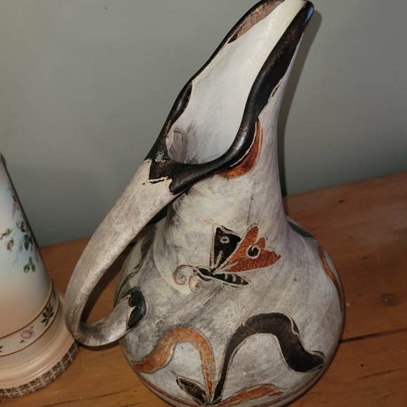 Vintage Native America Wedding Pitcher - Picture 3 of 9